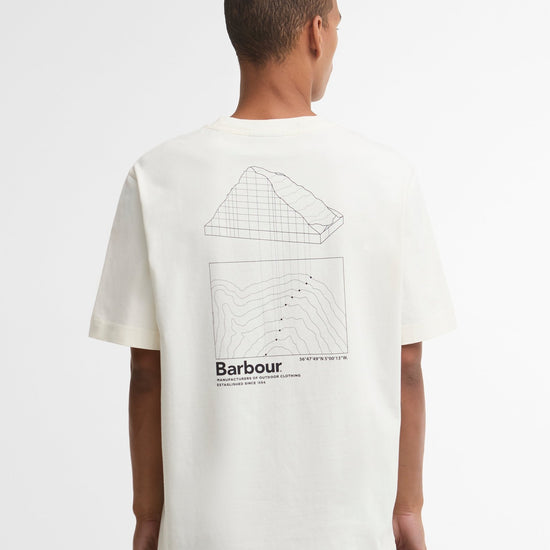 Young Ideas & Henmores -Woodbine Relaxed Graphic T-Shirt -WH32 Whisper White -L