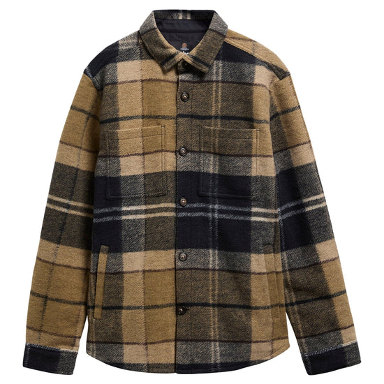 Young Ideas & Henmores -Woodlane Brushed Check Overshirt -TN39 Birchwood Dress Tartan -L