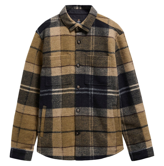 Young Ideas & Henmores -Woodlane Brushed Check Overshirt -TN39 Birchwood Dress Tartan -L