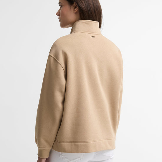 Young Ideas & Henmores -Zaria Half Zip Sweatshirt -BE93 Warm Trench -8