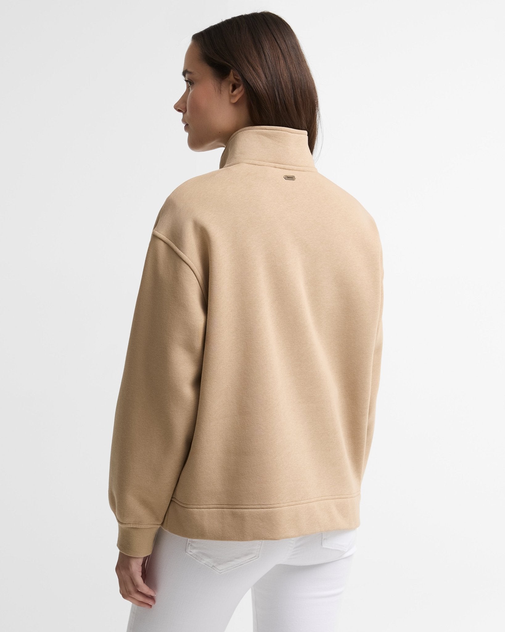 Young Ideas & Henmores -Zaria Half Zip Sweatshirt -BE93 Warm Trench -8