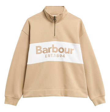 Young Ideas & Henmores -Zaria Half Zip Sweatshirt -BE93 Warm Trench -8