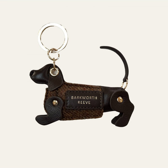 Young Ideas/Henmores - Bertie Sausage Keyring - Black/Red - OS