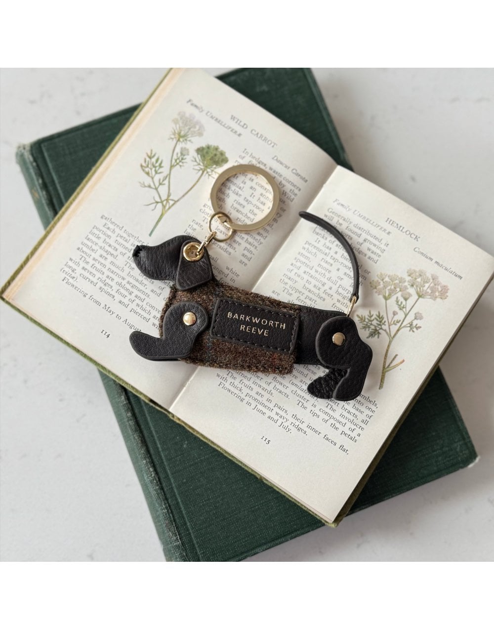 Young Ideas/Henmores - Bertie Sausage Keyring - Black/Red - OS