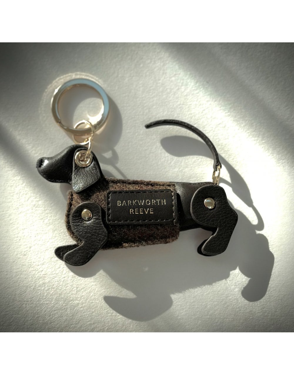 Young Ideas/Henmores - Bertie Sausage Keyring - Black/Red - OS