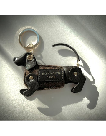 Young Ideas/Henmores - Bertie Sausage Keyring - Black/Red - OS