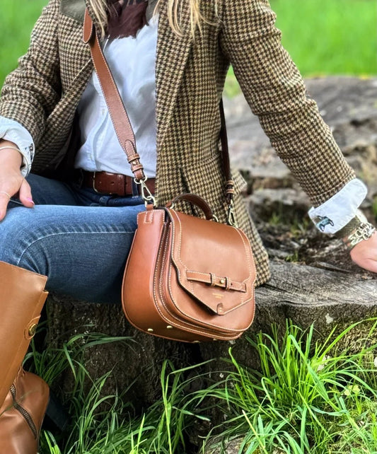 Young Ideas & Henmores -Felpersham Saddle Bag -Tan -OS