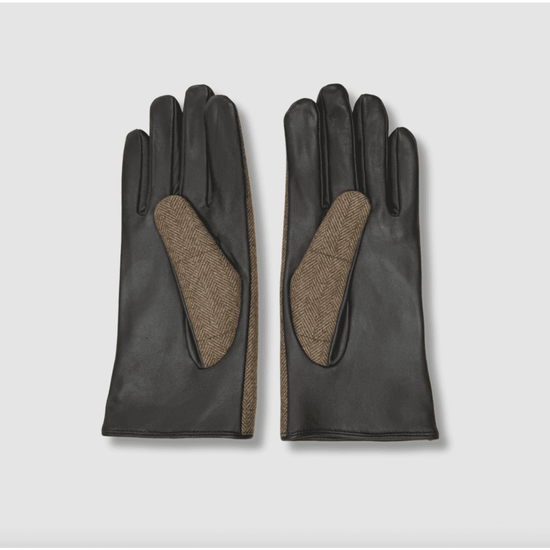 Young Ideas/Henmores - Tweedy Gloves - Tweed/Leather - OS