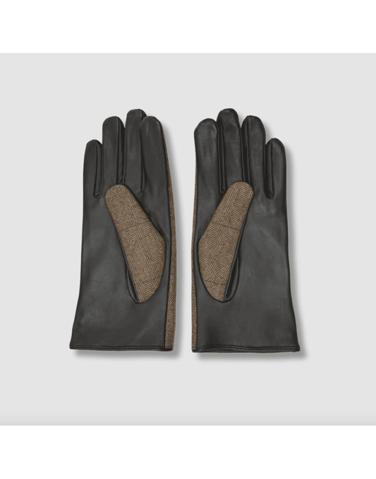 Young Ideas/Henmores - Tweedy Gloves - Tweed/Leather - OS