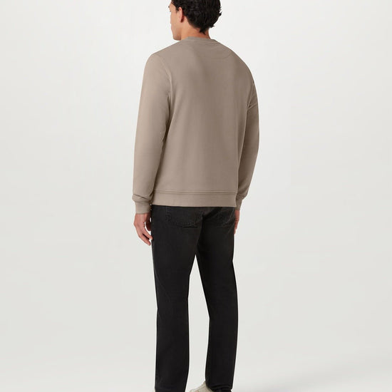 Young Ideas/Henmores - Belstaff Stamp Logo Crew Neck Sweatshirt - Dark Sand - S