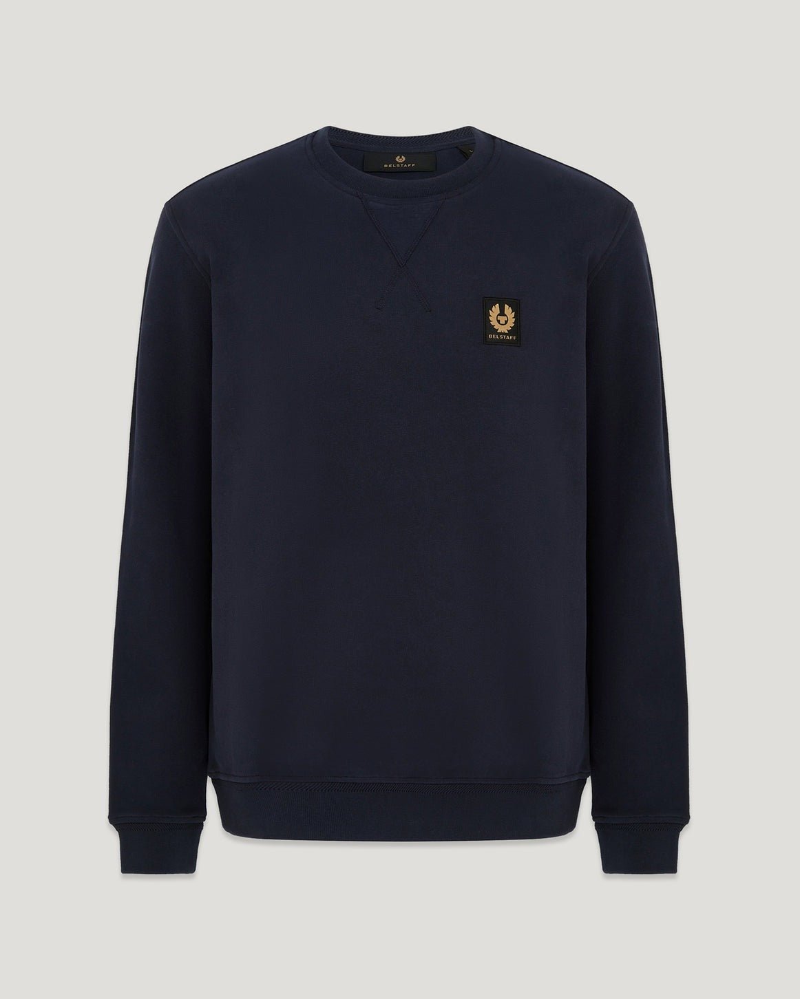 Young Ideas/Henmores - Belstaff Stamp Logo Crew Neck Sweatshirt - Dark Ink - M