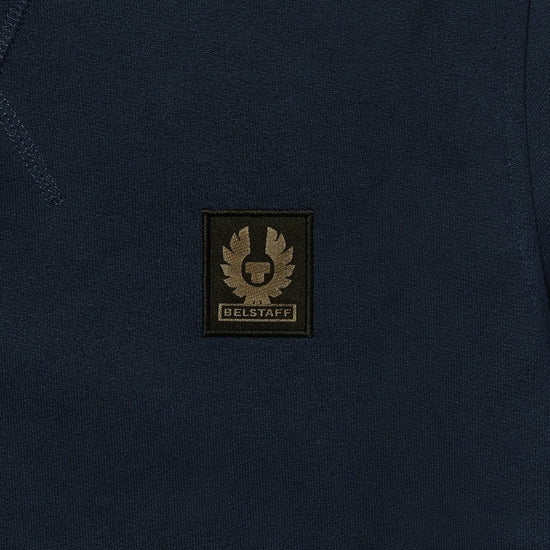 Young Ideas/Henmores - Belstaff Stamp Logo Crew Neck Sweatshirt - Dark Ink - M