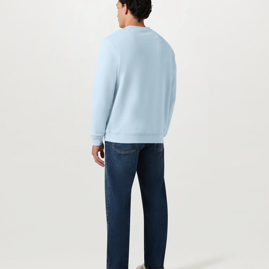 Young Ideas/Henmores - Belstaff Stamp Logo Crew Neck Sweatshirt - Sky Blue - S