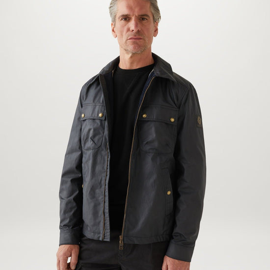 Young Ideas/Henmores - Belstaff Stamp Logo Crew Neck Sweatshirt - Black - M