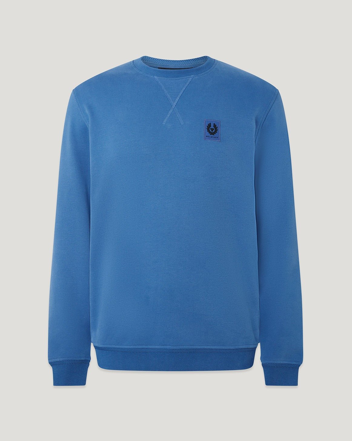 Young Ideas/Henmores - Belstaff Stamp Logo Crew Neck Sweatshirt - Marine Blue - S