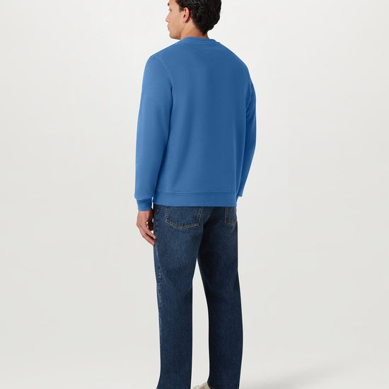 Young Ideas/Henmores - Belstaff Stamp Logo Crew Neck Sweatshirt - Marine Blue - S