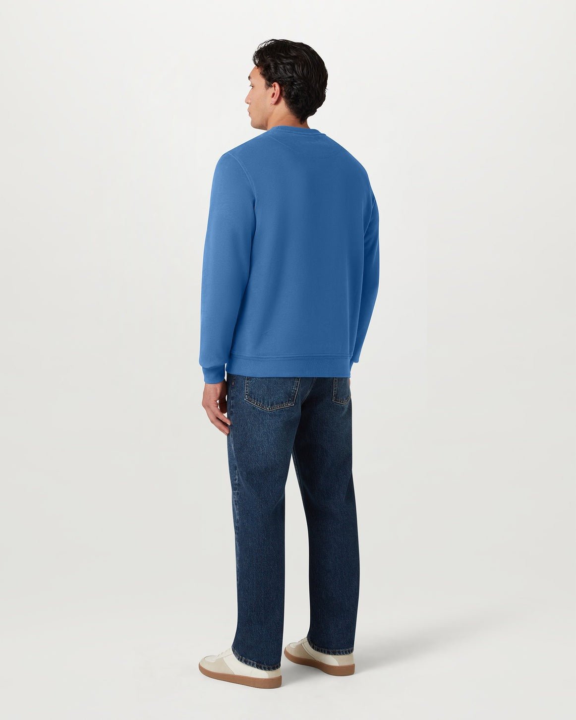 Young Ideas/Henmores - Belstaff Stamp Logo Crew Neck Sweatshirt - Marine Blue - S