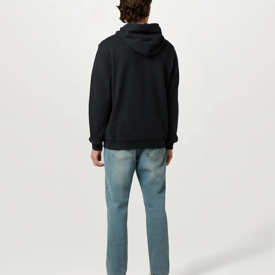 Young Ideas & Henmores -Belstaff Stamp Logo Full Zip Hoodie -Dark Ink -M