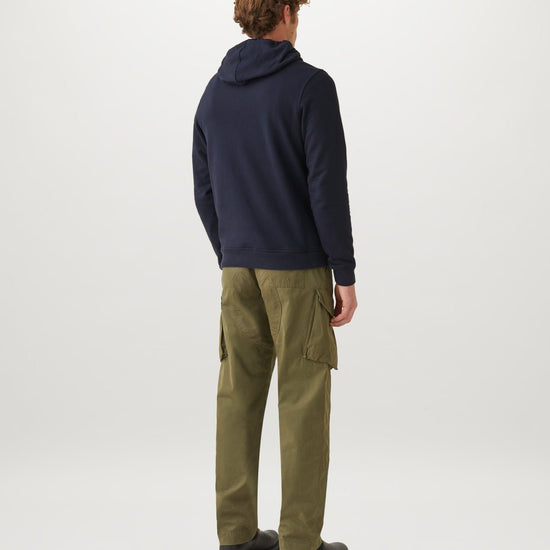 Young Ideas/Henmores - Belstaff Stamp Logo Hoodie - Dark Ink - M