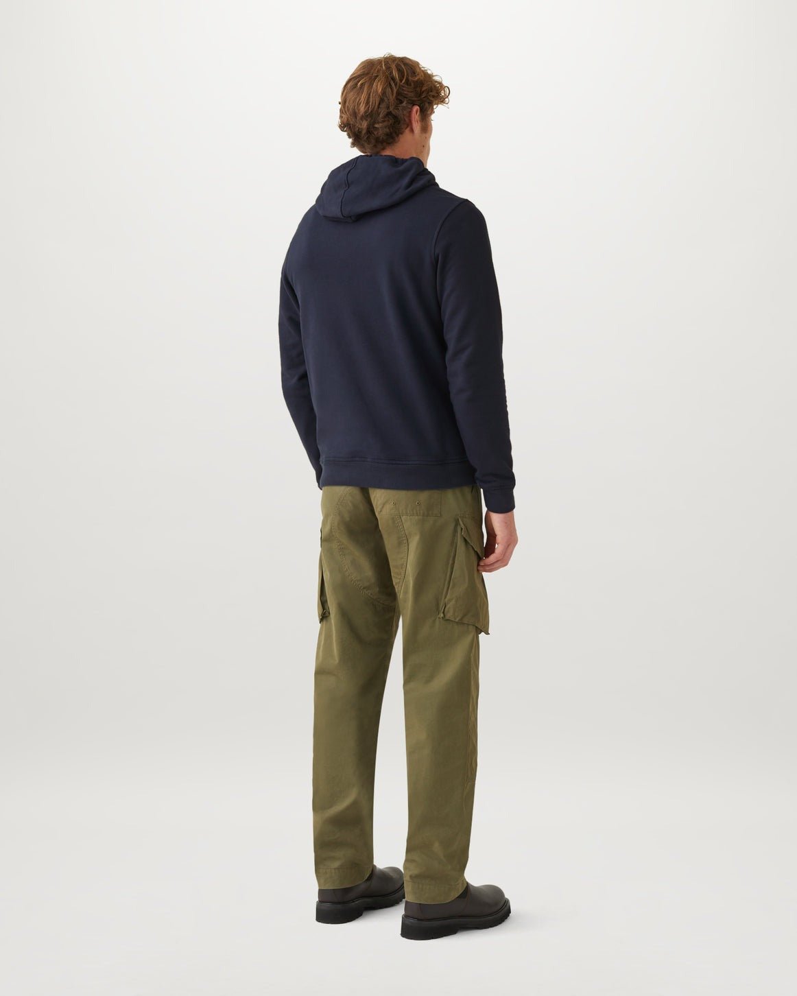 Young Ideas/Henmores - Belstaff Stamp Logo Hoodie - Dark Ink - M