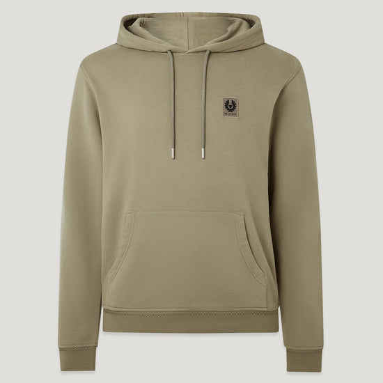 Young Ideas/Henmores - Belstaff Stamp Logo Hoodie - Fatigue Green - M