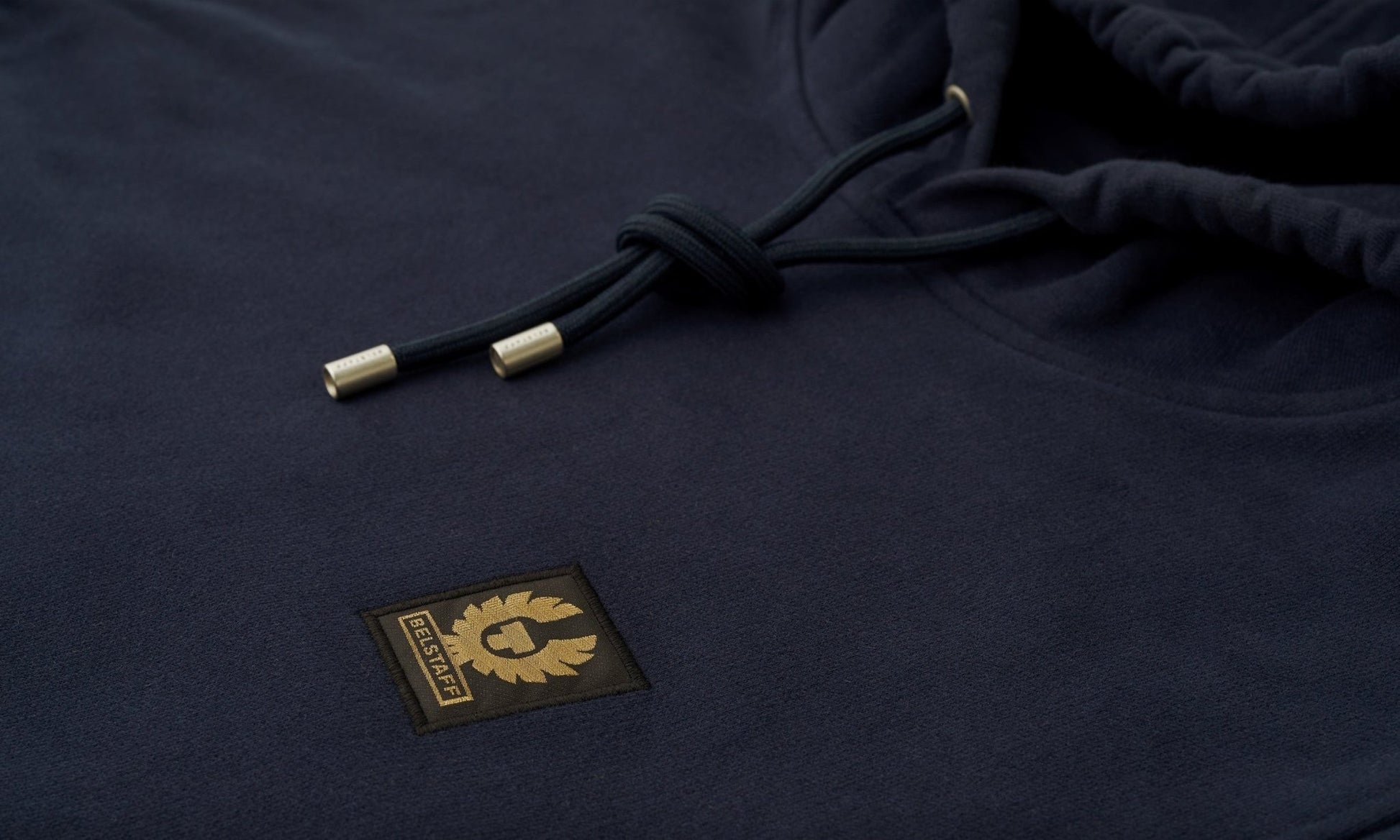 Young Ideas/Henmores - Belstaff Stamp Logo Hoodie - Dark Ink - M