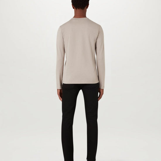 Young Ideas/Henmores - Belstaff Stamp Logo Long Sleeve T-Shirt - Black - S