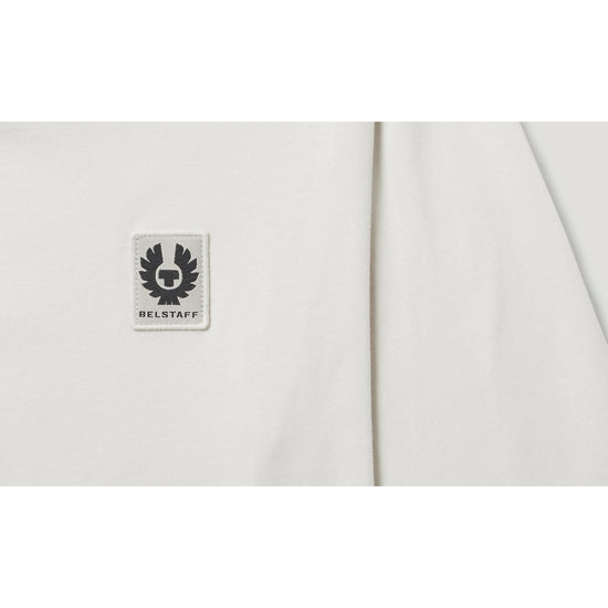 Young Ideas/Henmores - Belstaff Stamp Logo Long Sleeve T-Shirt - Silver Birch - M
