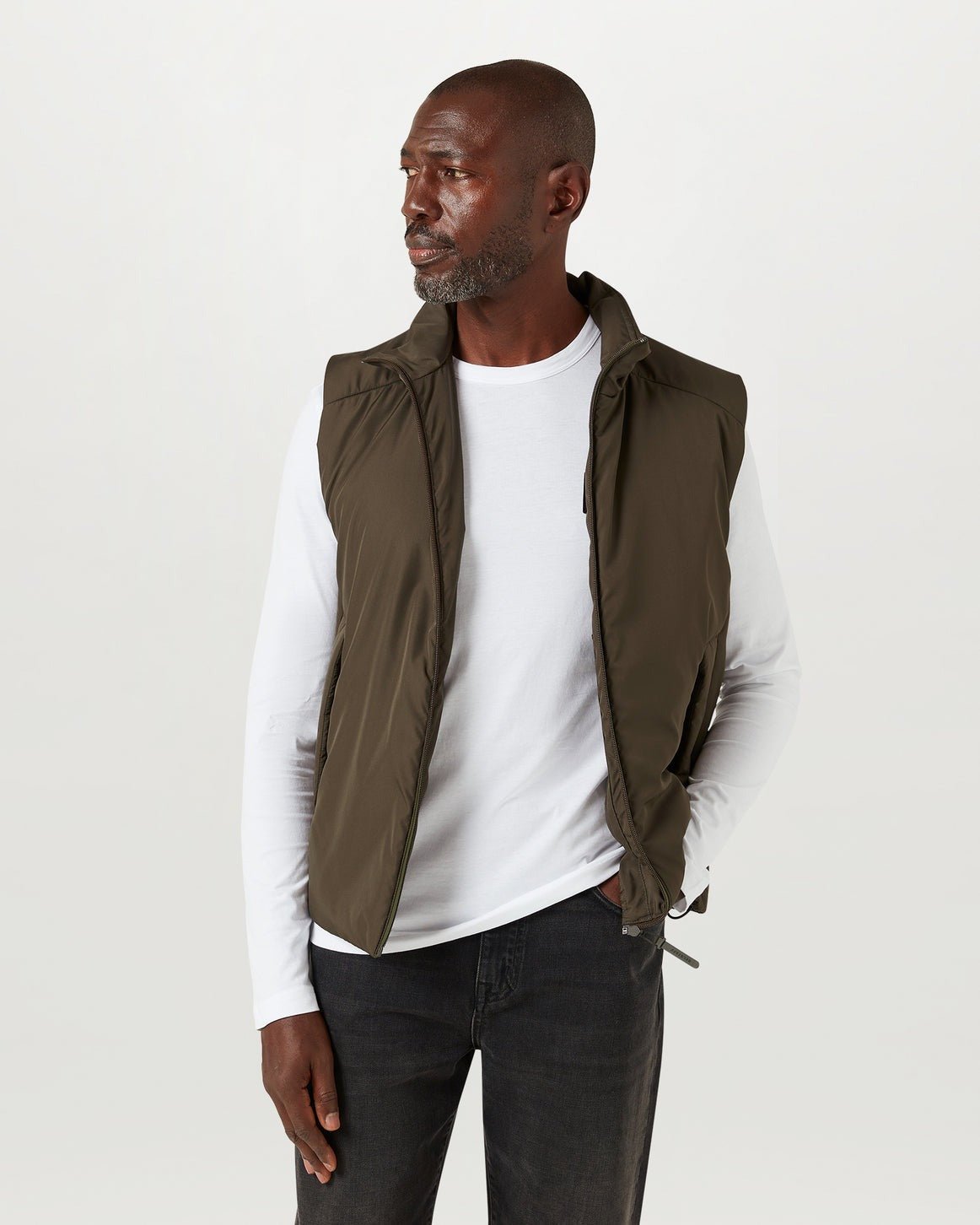 Young Ideas/Henmores - Belstaff Stamp Logo Long Sleeve T-Shirt - White - S