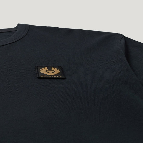 Young Ideas/Henmores - Belstaff Stamp Logo Long Sleeve T-Shirt - Dark Sand - S