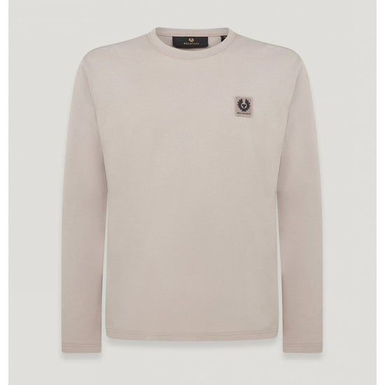 Young Ideas/Henmores - Belstaff Stamp Logo Long Sleeve T-Shirt - Black - S