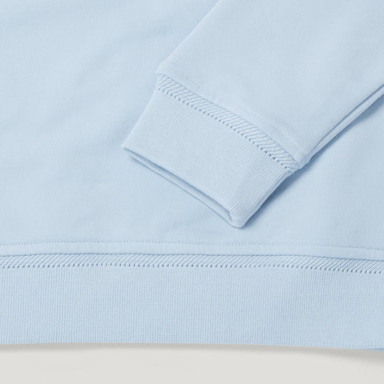 Young Ideas/Henmores - Belstaff Stamp Logo Quarter Zip Sweatshirt - Sky Blue - S