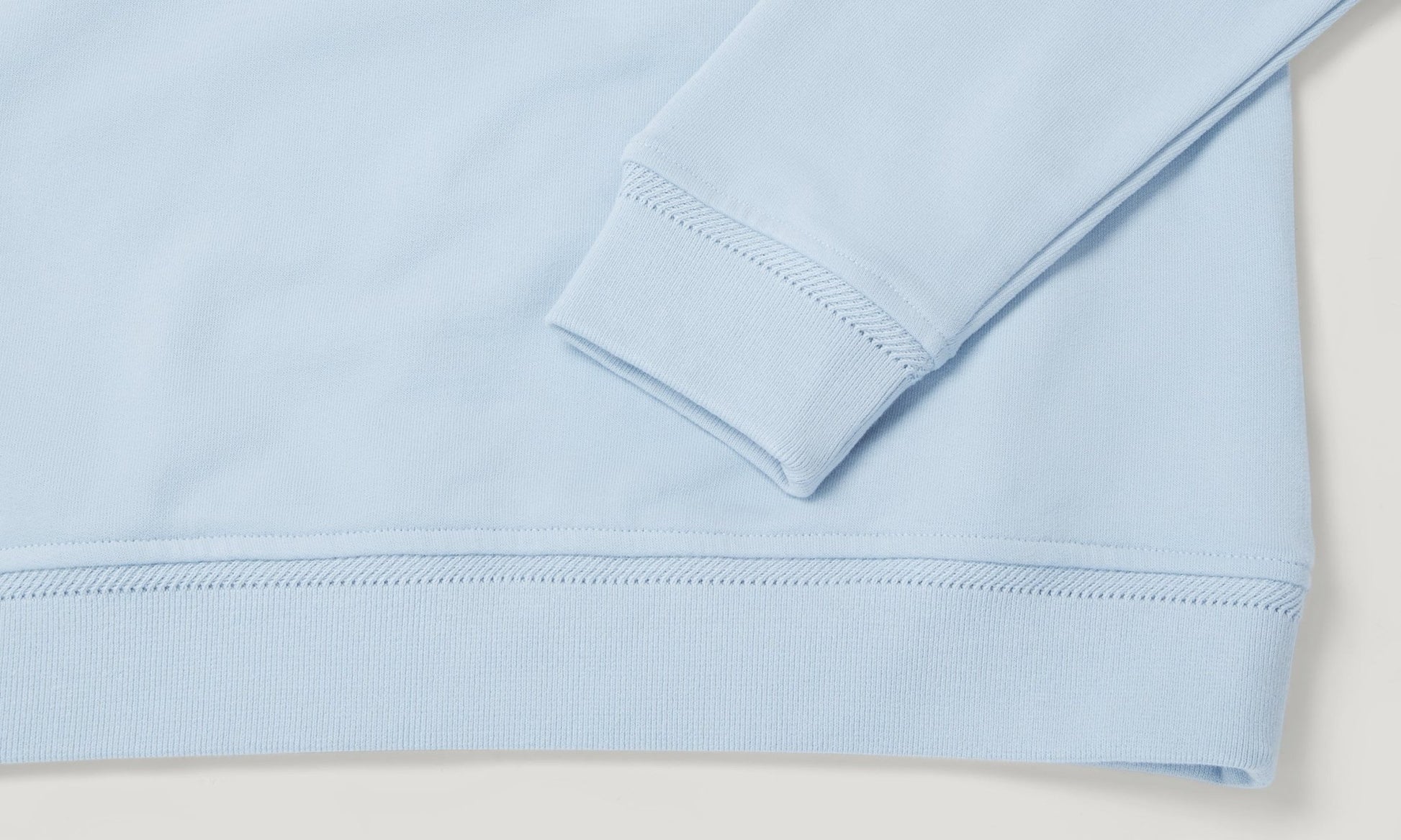 Young Ideas/Henmores - Belstaff Stamp Logo Quarter Zip Sweatshirt - Sky Blue - S