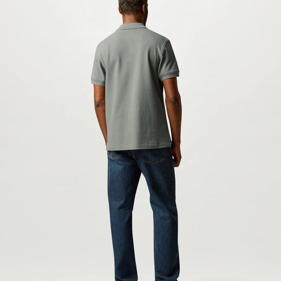 Young Ideas & Henmores -Belstaff Stamp Logo Short Sleeve Polo Shirt -Pale Stone -M