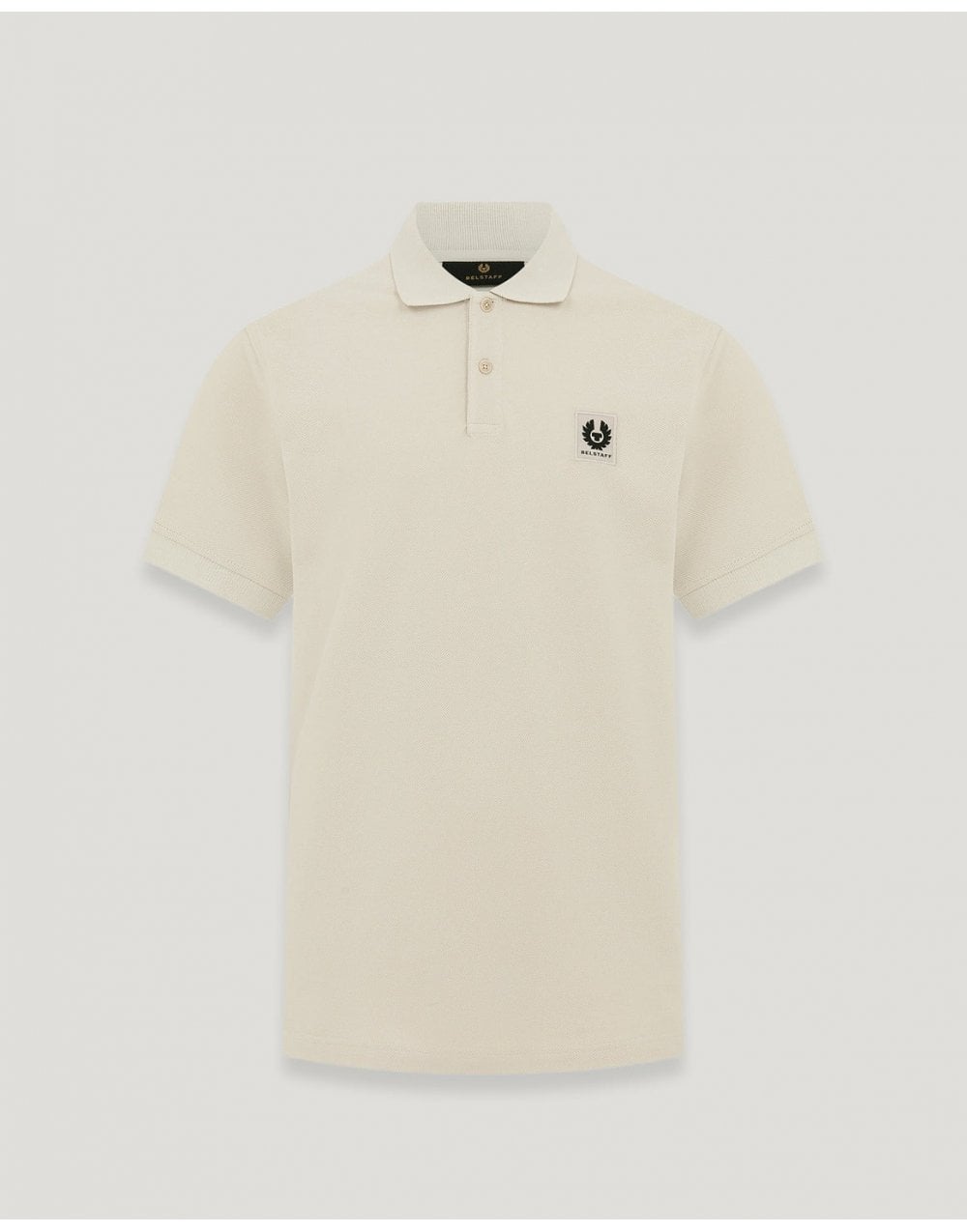 Young Ideas/Henmores - Belstaff Stamp Logo Short Sleeve Polo Shirt - Black - S