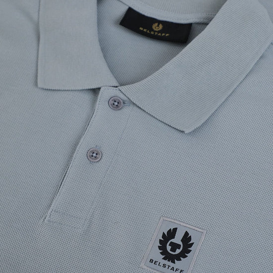 Young Ideas/Henmores - Belstaff Stamp Logo Short Sleeve Polo Shirt - Dark Ink - S