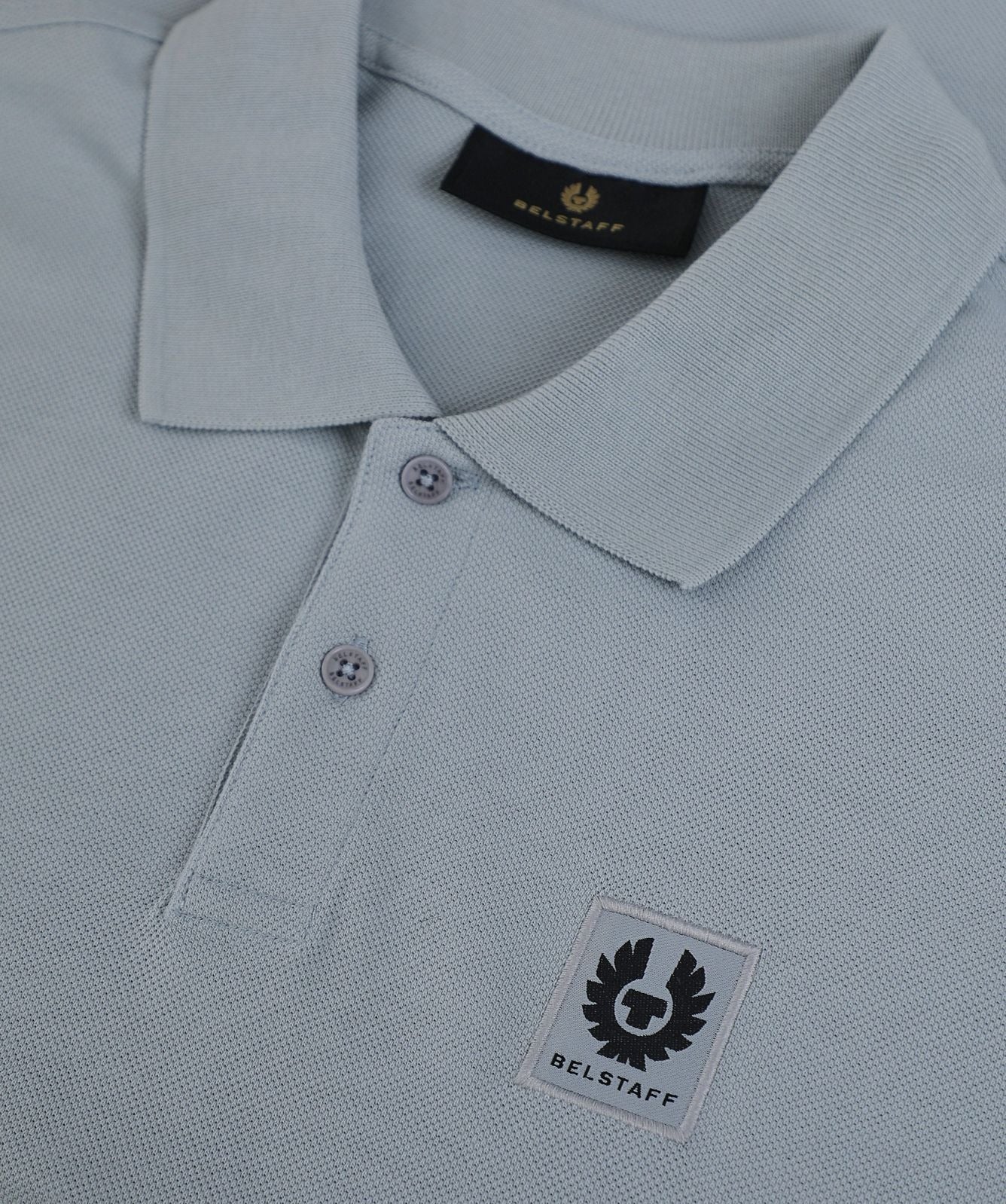 Young Ideas/Henmores - Belstaff Stamp Logo Short Sleeve Polo Shirt - Dark Ink - S