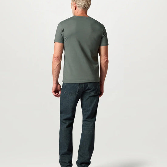 Young Ideas & Henmores -Belstaff Stamp Logo Short Sleeve T-Shirt -Pale Stone -M
