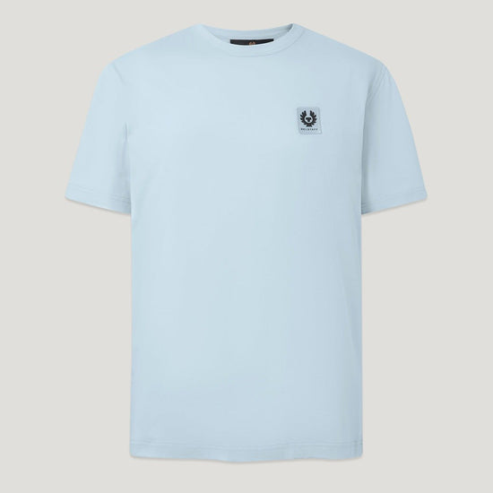Young Ideas/Henmores - Belstaff Stamp Logo Short Sleeve T-Shirt - Sky Blue - S