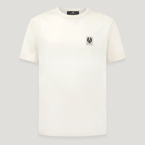 Young Ideas/Henmores - Belstaff Stamp Logo Short Sleeve T-Shirt - Silver Birch - S