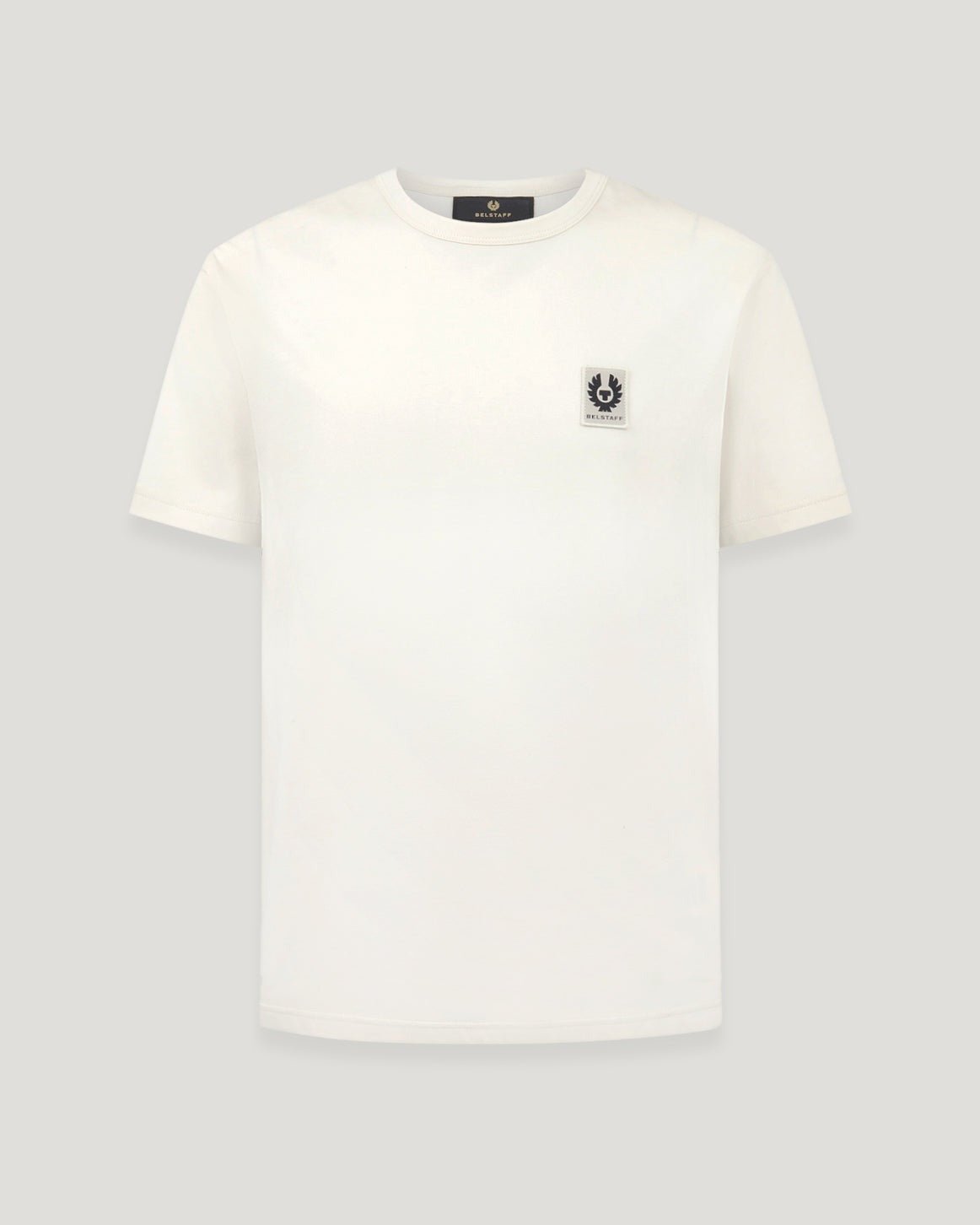 Young Ideas/Henmores - Belstaff Stamp Logo Short Sleeve T-Shirt - Silver Birch - S