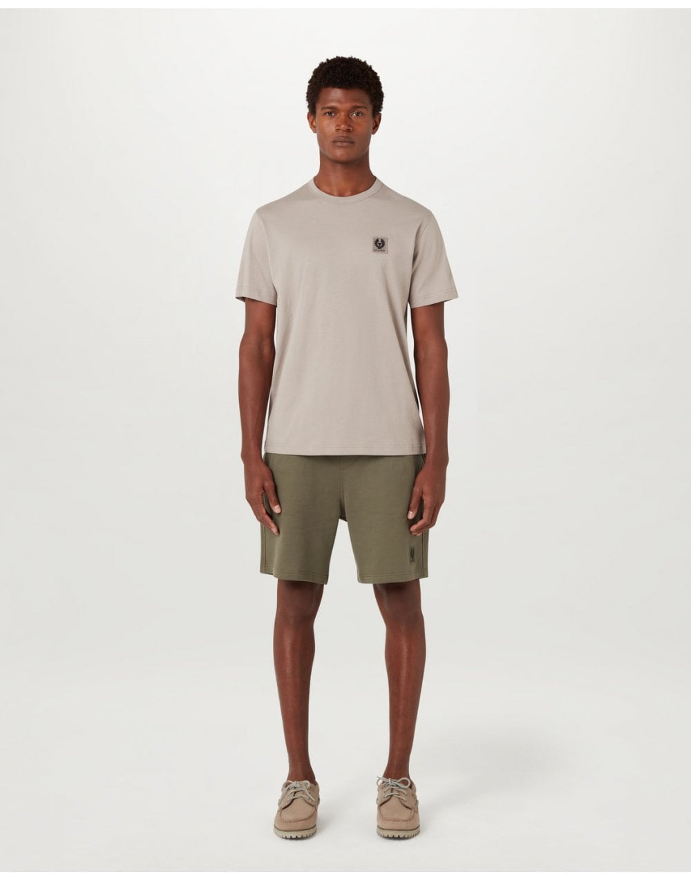 Young Ideas/Henmores - Belstaff Stamp Logo Short Sleeve T-Shirt - Artic Blue - M