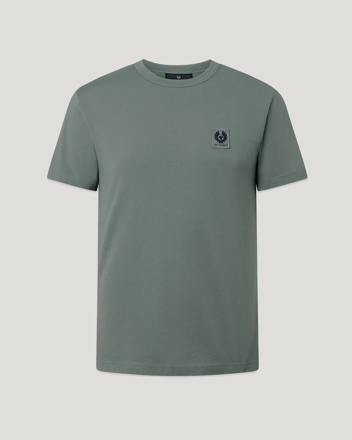 Young Ideas & Henmores -Belstaff Stamp Logo Short Sleeve T-Shirt -Atlantic Grey -M