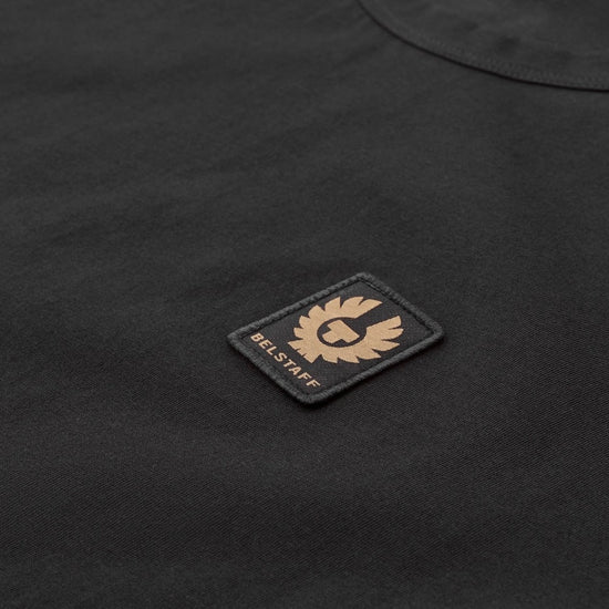 Young Ideas/Henmores - Belstaff Stamp Logo Short Sleeve T-Shirt - Black - S