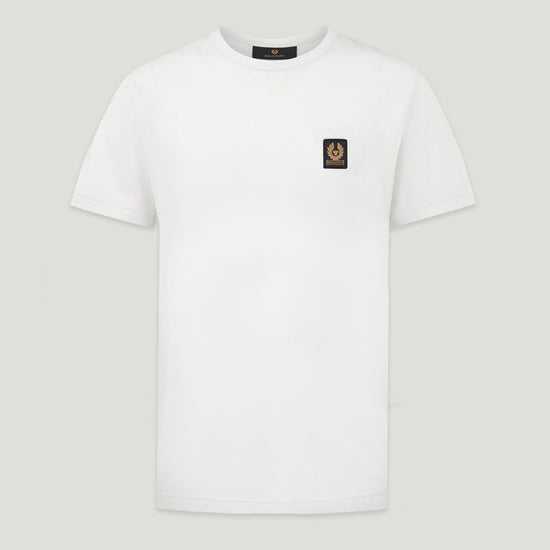 Young Ideas/Henmores - Belstaff Stamp Logo Short Sleeve T-Shirt - White - S