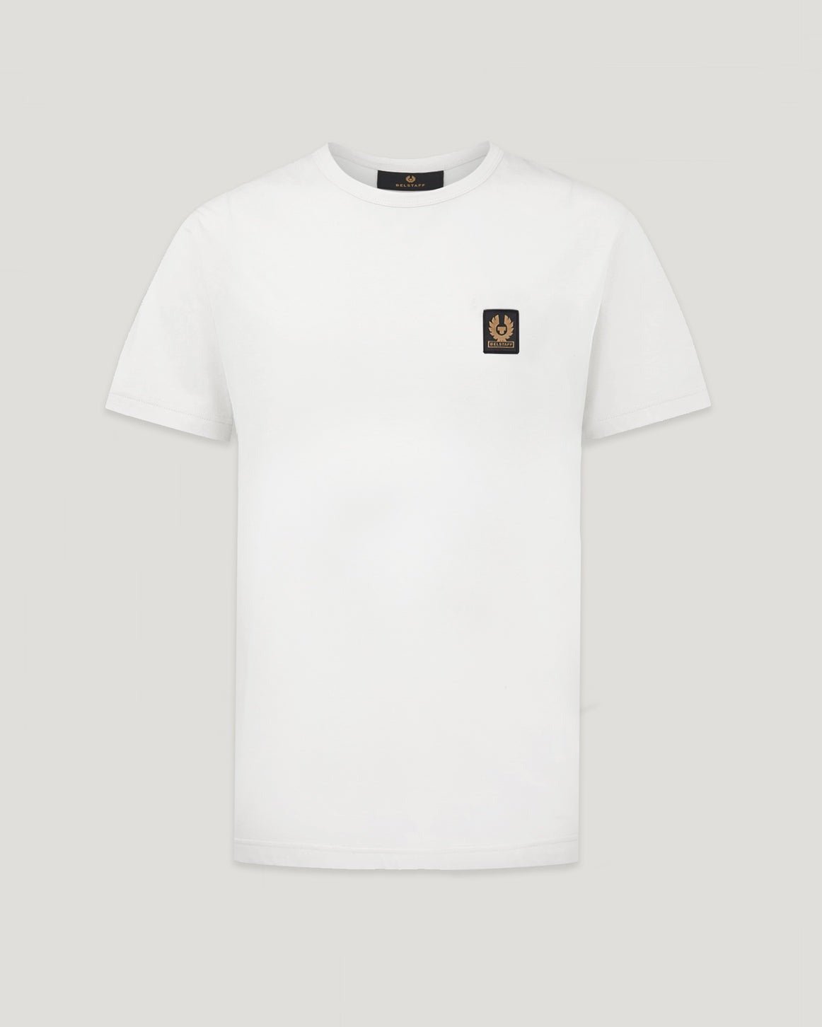 Young Ideas/Henmores - Belstaff Stamp Logo Short Sleeve T-Shirt - White - S