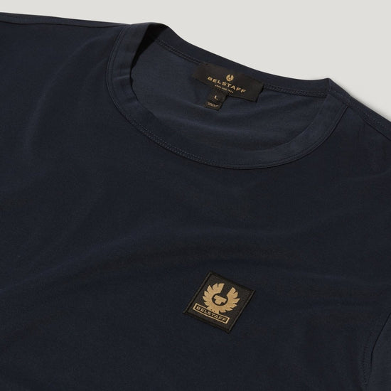 Young Ideas/Henmores - Belstaff Stamp Logo Short Sleeve T-Shirt - Dark Ink - S