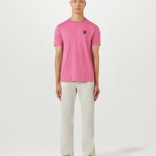 Young Ideas/Henmores - Belstaff Stamp Logo Short Sleeve T-Shirt - Artic Blue - M