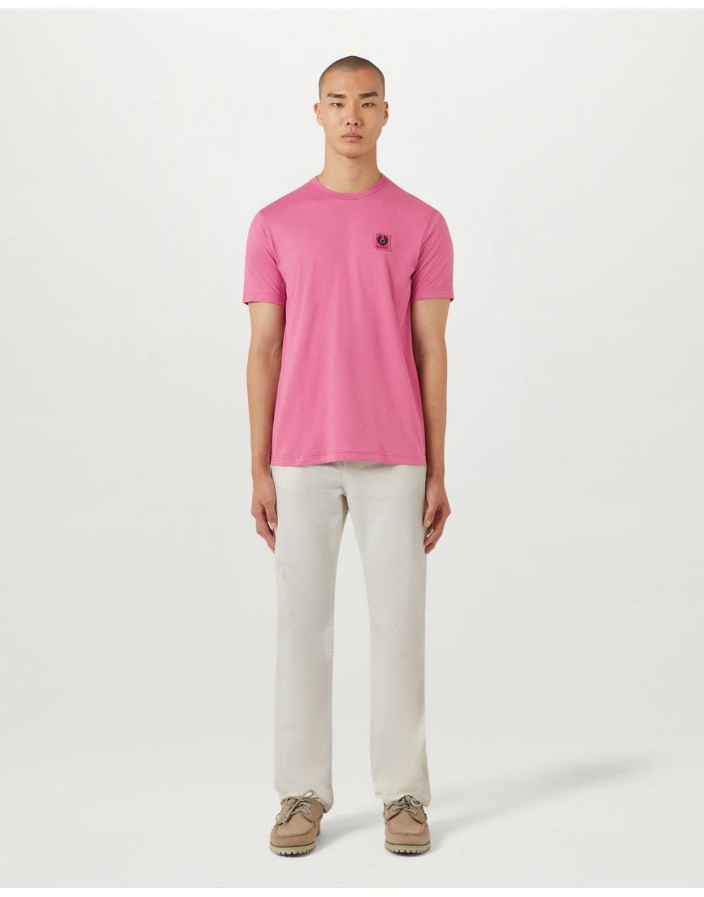 Young Ideas/Henmores - Belstaff Stamp Logo Short Sleeve T-Shirt - Artic Blue - M