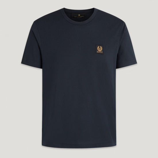 Young Ideas/Henmores - Belstaff Stamp Logo Short Sleeve T-Shirt - Dark Ink - S